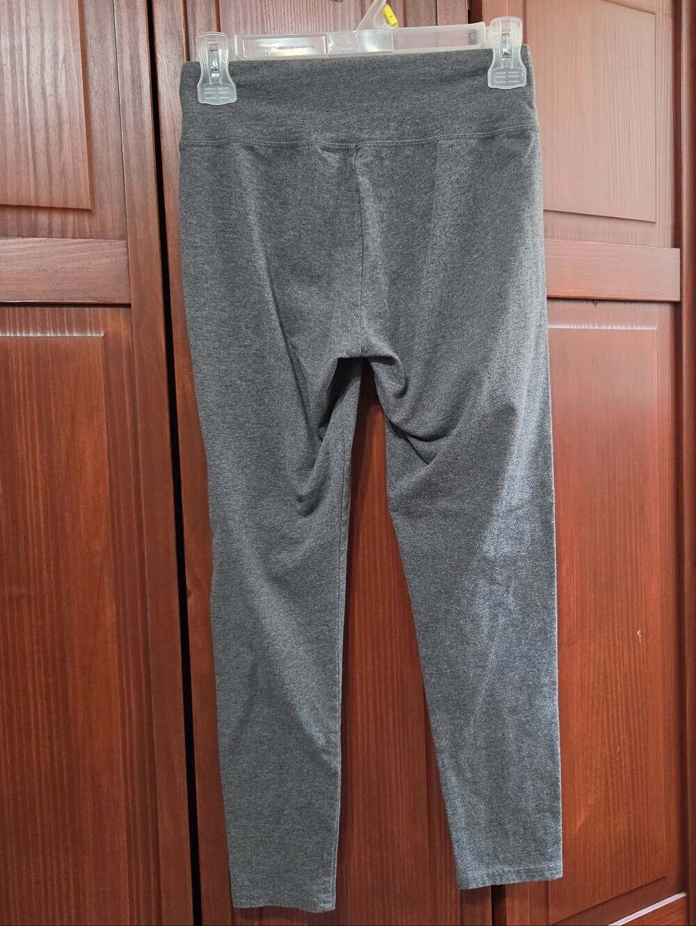 Aerie High Waisted Gray Casual Athletic Workout Skinny Leggings Medium Short - Picture 3 of 8